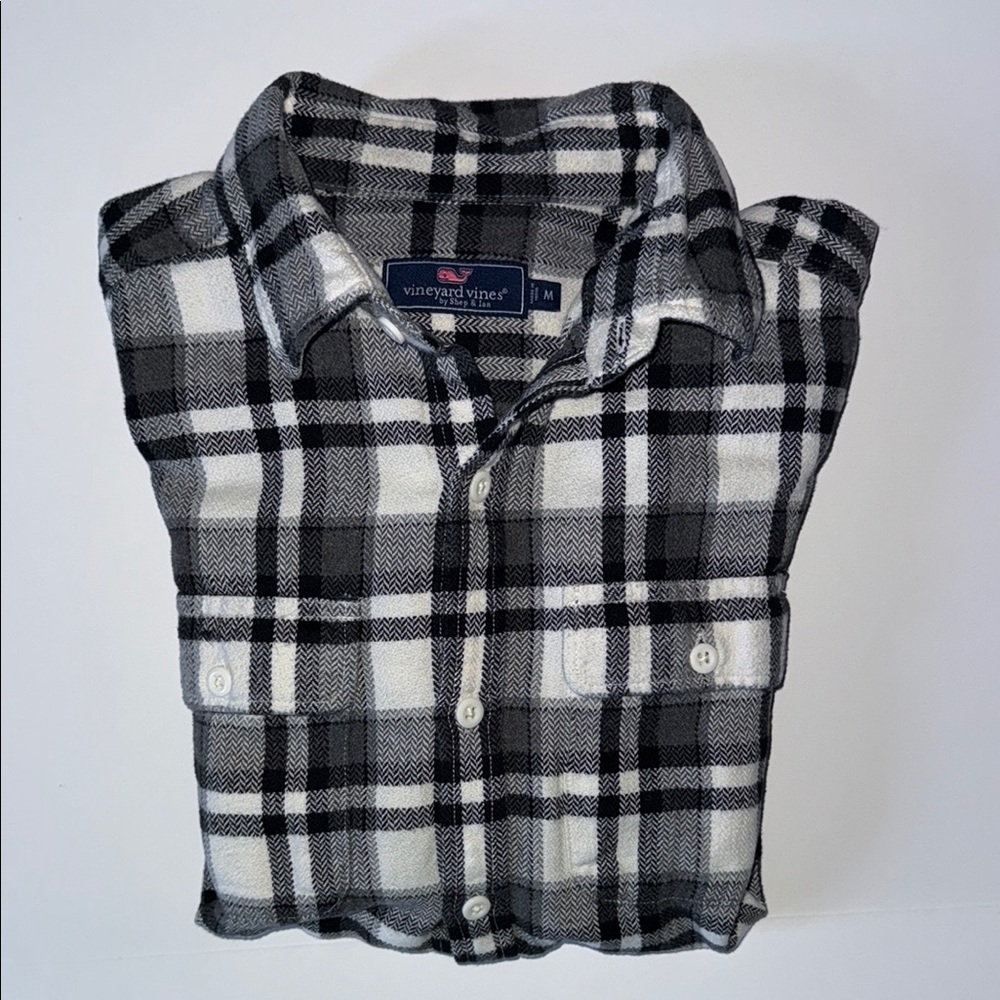 Vineyard Vines Herringbone Flannel Shirt